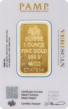 PAMP 1oz bar