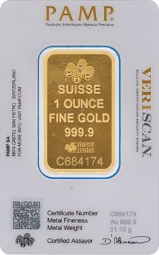 PAMP 1oz bar