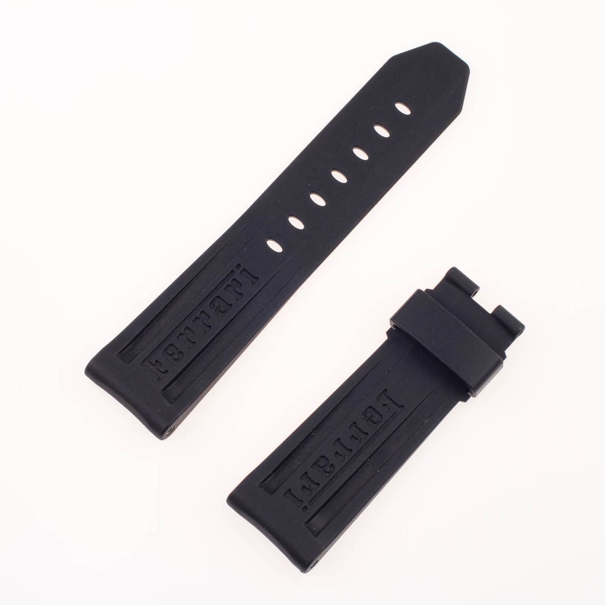 96.PANERAI用 24mm-22mm Panerai black rubber strap (24mm x 21.5mm) | Gray & Sons Jewelers
