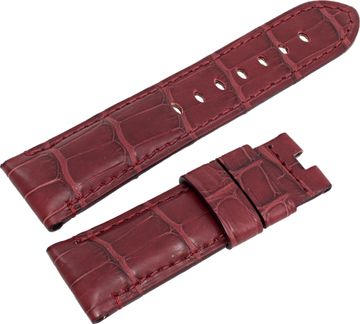 Panerai Bordeaux Alligator Strap MX001SFV (24mm x 22mm) Panerai Bordeaux Alligator Strap MX001SFV (24mm x 22mm)