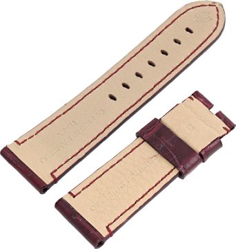 Panerai Bordeaux Brilliant Alligator Strap MX000L81