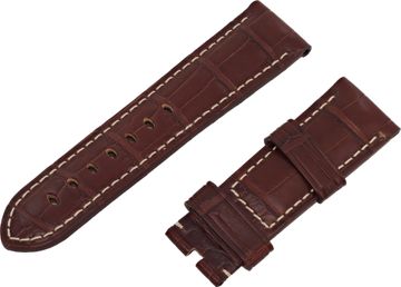 Panerai Brown Alligator Strap with white stitching (24mm x 22mm)