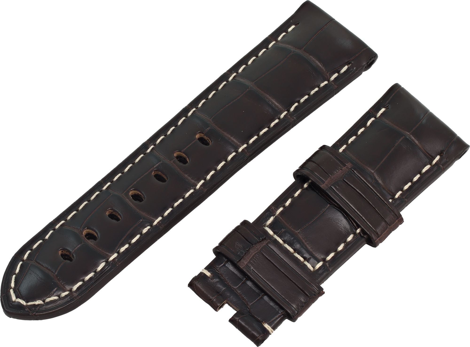 Panerai Dark Brown Strap MX005FN0 (24mm x 22mm) | Gray