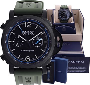 Panerai Luminor PAM01219 carbo-tech 44mm auto watch Panerai Luminor "Chrono Carbotech" 44mm PAM01219 Mens Watch Collection