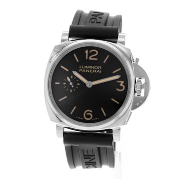 Panerai Luminor Due PAM 00676 Steel Black dial 42mm Manual winding