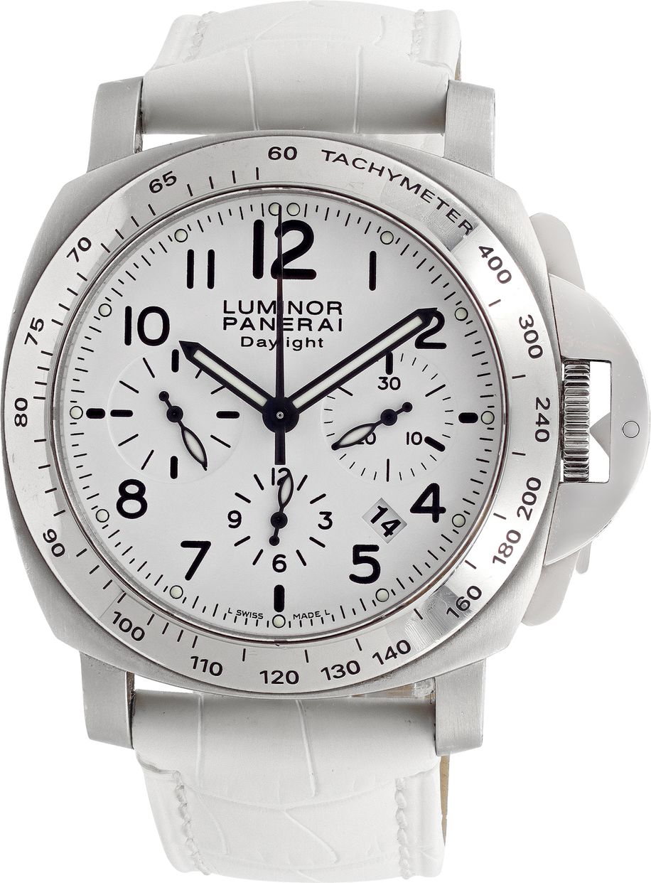 ピコ様 ホワイト1点 Used Panerai Luminor DayLight | Gray & Sons Jewelers