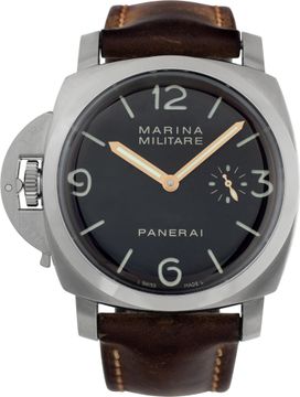 Panerai Marina PAM217 Stainless Steel Black dial 47mm Manual watch