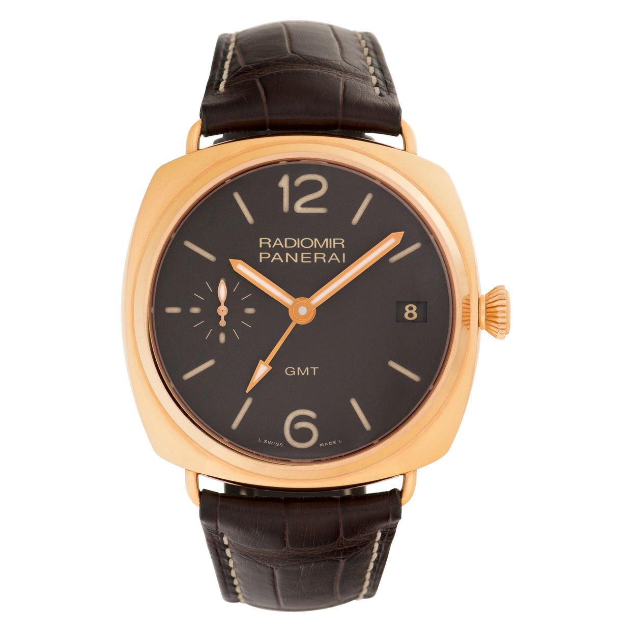 Panerai Radiomir PAM00421 18k rose gold 47mm auto watch |
