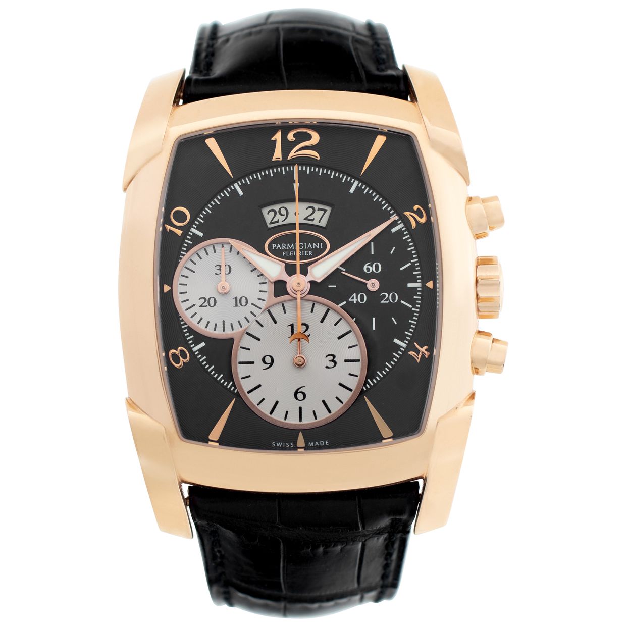 14kgf ポメ様 Used Parmigiani Fleurier PFC128-1001400-HA1441 18k rose |