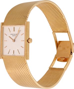 Patek Philippe N/A 3494 18k Yellow Gold Silver dial 26mm Manual watch