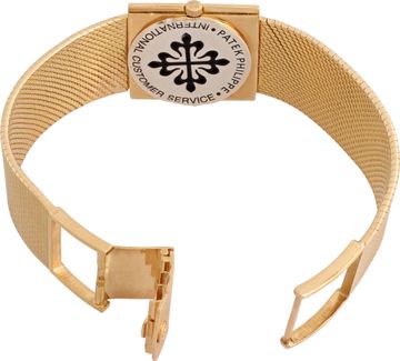 Patek Philippe N/A 3494 18k Yellow Gold Silver dial 26mm Manual watch