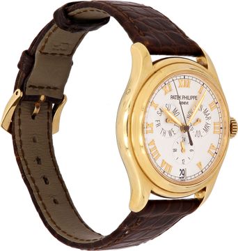 Patek Philippe Annual Calander in 18k yellow gold ref-5035J