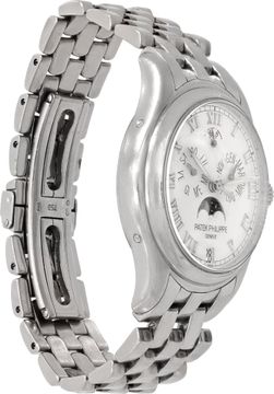 Patek Philippe Annual Calendar 5036g 18k White Gold Silver dial 37mm Automatic w