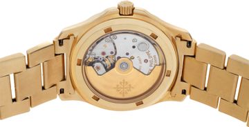Patek Philippe Aquanaut 5066/1J 18k Yellow Gold Black dial 35.mm Automatic watch