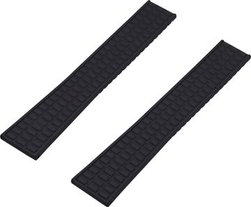 Patek Philippe Aquanaut Black Vulcanized Rubber Strap (19mm x 16mm) UNCUT