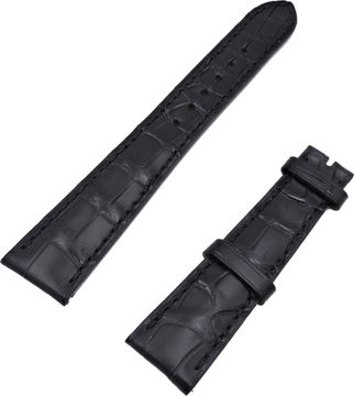 Patek Philippe Black Alligator Strap (18mm x 14mm) Patek Philippe Black Alligator Strap (18mm x 14mm) Watch Strap Collection