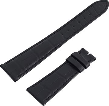 Patek Philippe Black alligator strap (21mm x 16mm)