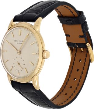 Patek Philippe Calatrava 2484 18k Yellow Gold White dial 32mm Manual watch