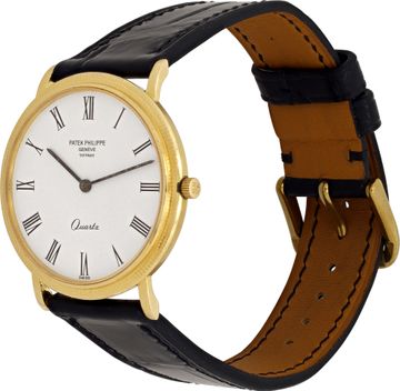 Patek Philippe Calatrava 3744 18k White dial mm Quartz watch