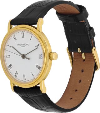 Patek Philippe Calatrava 3802/200r 18k rose gold 33mm auto watch