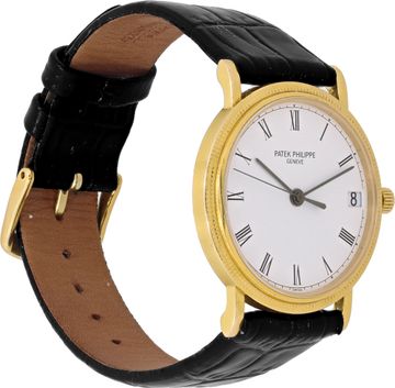 Patek Philippe Calatrava 3802/200r 18k rose gold 33mm auto watch