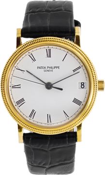 Patek Philippe Calatrava 3802/200r 18k rose gold 33mm auto watch