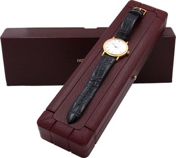 Patek Philippe Calatrava 3802/200r 18k rose gold 33mm auto watch
