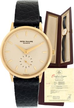 Patek Philippe Calatrava ref-3893 Patek Philippe Calatrava 33mm 3893J Mens Watch Collection
