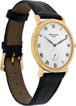 Patek Philippe Calatrava 3919J 18k Yellow Gold White dial 33mm Manual watch