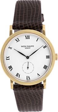 Patek Philippe Calatrava in 18k yellow gold Patek Philippe Calatrava 33mm 3919J Mens Watch Collection
