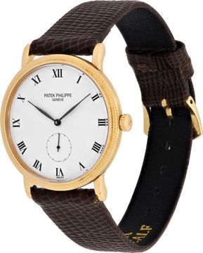Patek Philippe Calatrava in 18k yellow gold