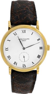 Patek Philippe Calatrava in 18k yellow gold Patek Philippe Calatrava 33mm 3919J Mens Watch Collection