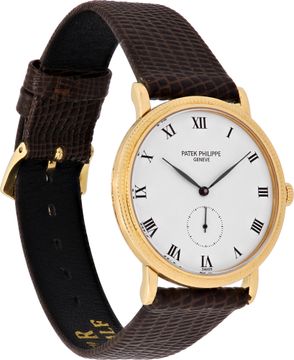 Patek Philippe Calatrava in 18k yellow gold