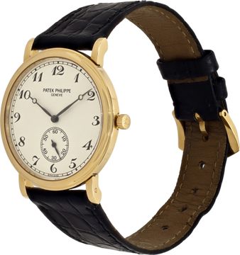 Patek Philippe Calatrava 5022J 18k Yellow Gold Ivory dial 33mm Manual watch