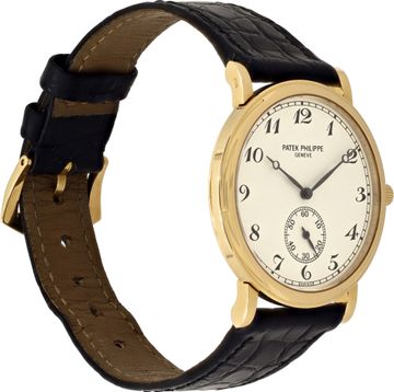 Patek Philippe Calatrava 5022J 18k Yellow Gold Ivory dial 33mm Manual watch