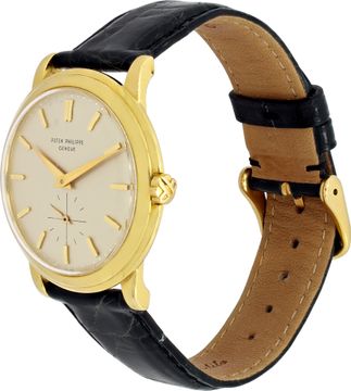 Patek Philippe Calatrava 2552 18k Silver dial 35mm Automatic watch