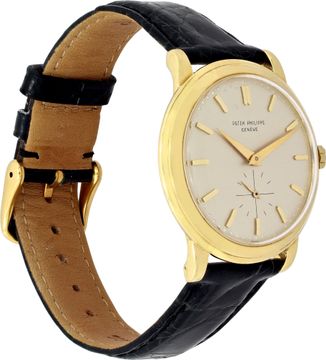 Patek Philippe Calatrava 2552 18k Silver dial 35mm Automatic watch