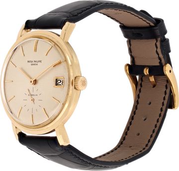 Patek Philippe Calatrava 3445 18k Yellow Gold 35mm auto watch