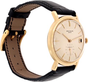 Patek Philippe Calatrava 3445 18k Yellow Gold 35mm auto watch