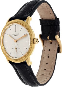 Patek Philippe Calatrava 3454 18k Yellow Gold Cream dial 35mm Automatic watch