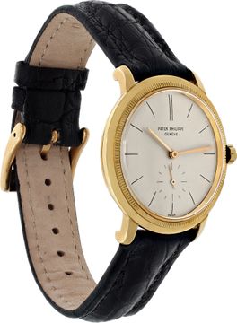 Patek Philippe Calatrava 3454 18k Yellow Gold Cream dial 35mm Automatic watch