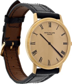 Patek Philippe Calatrava 3590 18k Gold dial 35mm Automatic watch