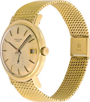 Patek Philippe Calatrava 3541 18k Yellow Gold 36mm auto watch