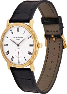 Patek Philippe Calatrava 5119J-001 18k Yellow Gold White dial 36mm Manual watch