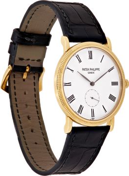 Patek Philippe Calatrava 5119J-001 18k Yellow Gold White dial 36mm Manual watch
