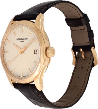 Patek Philippe Calatrava 5227R 18k rose gold 39mm auto watch