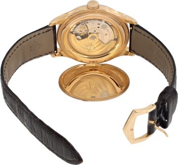 Patek Philippe Calatrava 5227R 18k rose gold 39mm auto watch