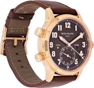 Patek Philippe Calatrava 5524R-001 18k rose gold 42mm auto watch
