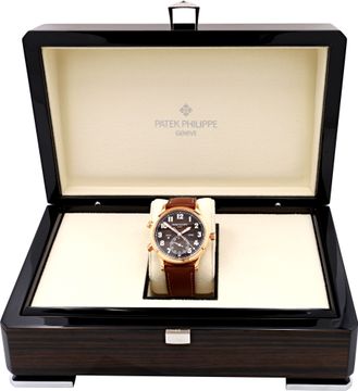 Patek Philippe Calatrava 5524R-001 18k rose gold 42mm auto watch