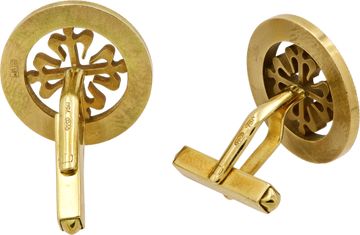 Patek Philippe Caltrava Cufflinks in 18k yellow gold